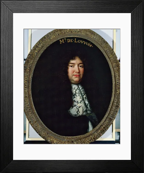 Framed Print : Portrait of François-Michel Le Tellier, Marquis de Louvois (1641-1691), Minister of War, c1680. Creator: Jacob Ferdinand Voet