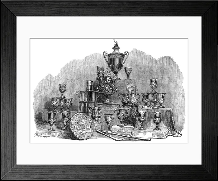 Framed Print : The Thames National Regatta Prize, 1854. Creator: Unknown Framed Print : The Thames National Regatta Prize, 1854. Creator: Unknown