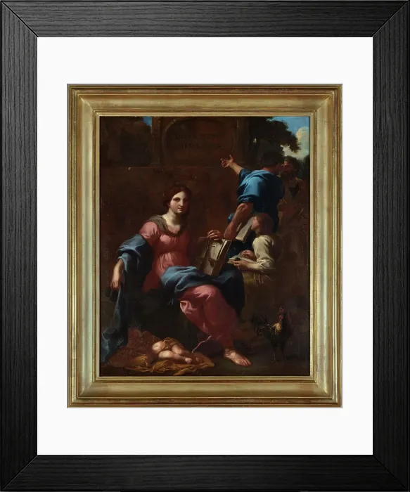 Framed Print : Allégorie de la régence d'Anne d'Autriche, c1645. Creator: Ecole Francaise Framed Print : Allégorie de la régence d'Anne d'Autriche, c1645. Creator: Ecole Francaise