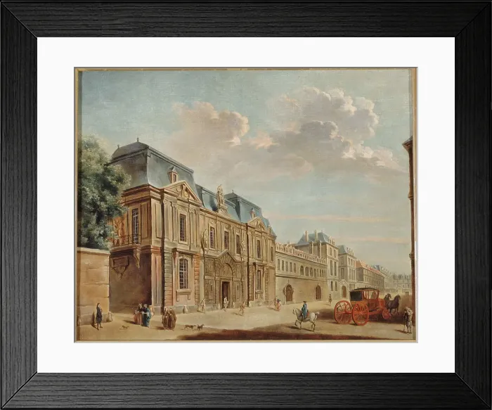 Framed Print : The Carnavalet hotel around 1740, 1926. Creator: Nicolas Raguenet Framed Print : The Carnavalet hotel around 1740, 1926. Creator: Nicolas Raguenet