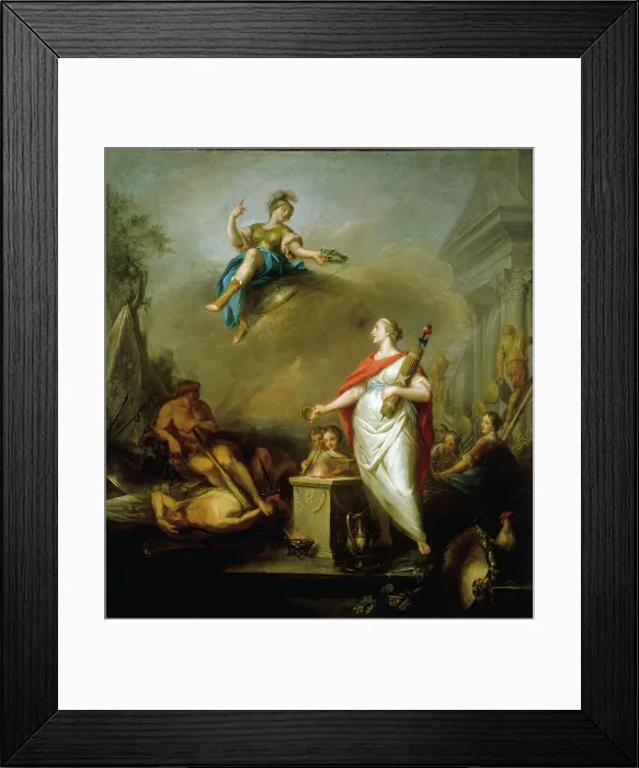 Framed Print : Allegory of the Revolution of 1789, 1796. Creators: Nicolas Raguenet, Jacques Wilbaut Framed Print : Allegory of the Revolution of 1789, 1796. Creators: Nicolas Raguenet, Jacques Wilbaut