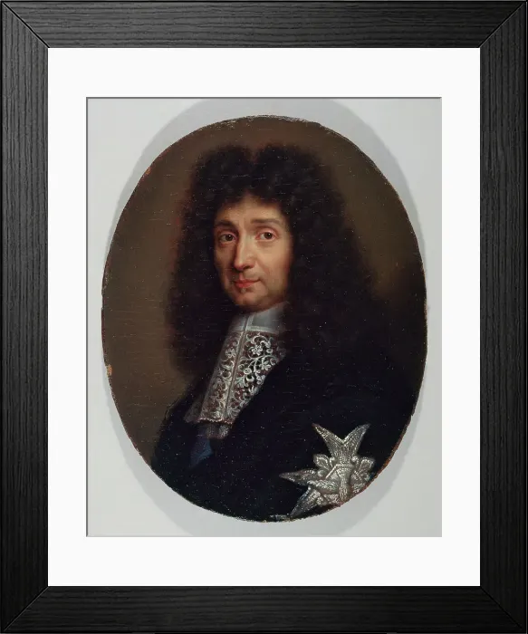Framed Print : Portrait de Jean-Baptiste Colbert (1619-1683), homme politique, c1665. Creator: Ecole Francaise Framed Print : Portrait de Jean-Baptiste Colbert (1619-1683), homme politique, c1665. Creator: Ecole Francaise