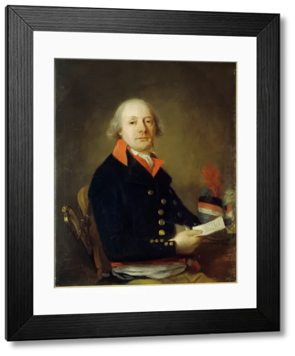Framed Print : Portrait of commissioner of war in year IX, presumed to be Pascalis, 1802. Creators: Nicolas Raguenet, Jacques Wilbaut Framed Print : Portrait of commissioner of war in year IX, presumed to be Pascalis, 1802. Creators: Nicolas Raguenet, Jacques Wilbaut