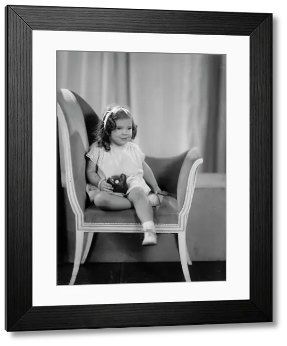 Framed Print : Margaret Ann Barnard - Portrait, 1934. Creator: Harris & Ewing. Margaret Ann Barnard - Portrait, 1934. Creator: Harris & Ewing