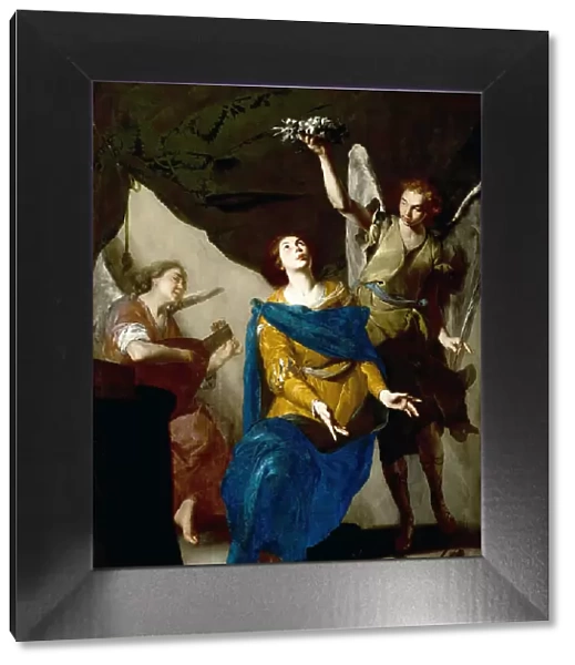 The Ecstasy of Saint Cecilia, 1645. Creator: Cavallino, Bernardo (1616-1656)