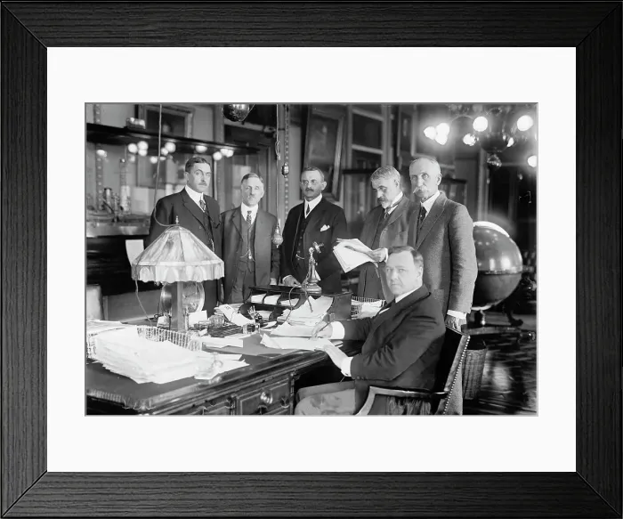 Framed Print : War Council, 1917. Creator: Harris & Ewing. War Council, 1917. Creator: Harris & Ewing Framed Print : War Council, 1917. Creator: Harris & Ewing. War Council, 1917. Creator: Harris & Ewing