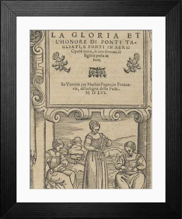 Framed Print : La Gloria et l'Honore di Ponti Tagliati, E Ponti in Aere, 1556. Creator: Matteo Pagano Framed Print : La Gloria et l'Honore di Ponti Tagliati, E Ponti in Aere, 1556. Creator: Matteo Pagano
