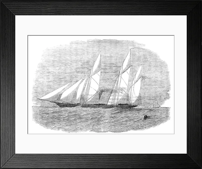 Framed Print : H.M. Screw Gun-Vessel Wrangler, built for the Baltic, 1854. Creator: Unknown. H.M. Screw Gun-Vessel Wrangler, built for the Baltic, 1854. Creator: Unknown Framed Print : H.M. Screw Gun-Vessel Wrangler, built for the Baltic, 1854. Creator: Unknown. H.M. Screw Gun-Vessel Wrangler, built for the Baltic, 1854. Creator: Unknown