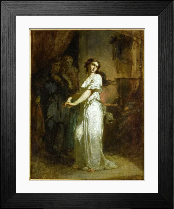 Framed Print : Lady Macbeth. Creator: Müller, Charles Louis (1815-1892) Framed Print : Lady Macbeth. Creator: Müller, Charles Louis (1815-1892)