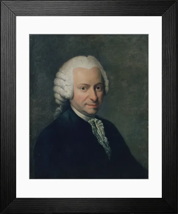 Framed Print : Portrait de Pierre-Jacques Bréart, huissier commissaire-priseur au Châtelet de Paris, c1760. Creator: Ecole Francaise