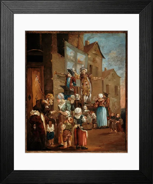 Framed Print : Le Charlatan, vers 1760, c1760. Creator: Ecole Francaise Framed Print : Le Charlatan, vers 1760, c1760. Creator: Ecole Francaise