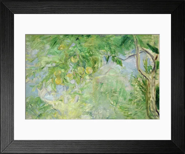 Framed Print : Branches d'oranger, 1889. Creator: Morisot, Berthe (1841-1895) Framed Print : Branches d'oranger, 1889. Creator: Morisot, Berthe (1841-1895)