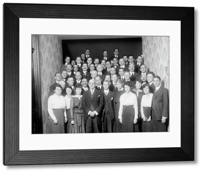 Framed Print : John Barrett At His Residence. Working Force of Pan American Union, 1915. Creator: Harris & Ewing. John Barrett At His Residence. Working Force of Pan American Union, 1915. Creator: Harris & Ewing Framed Print : John Barrett At His Residence. Working Force of Pan American Union, 1915. Creator: Harris & Ewing. John Barrett At His Residence. Working Force of Pan American Union, 1915. Creator: Harris & Ewing
