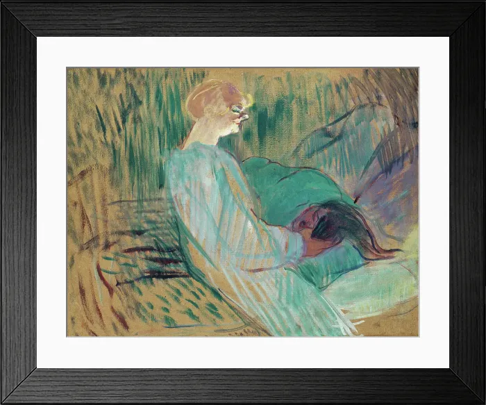 Framed Print : Maison de la rue des Moulins, Rolande, ca 1894. Creator: Toulouse-Lautrec, Henri, de (1864-1901) Framed Print : Maison de la rue des Moulins, Rolande, ca 1894. Creator: Toulouse-Lautrec, Henri, de (1864-1901)