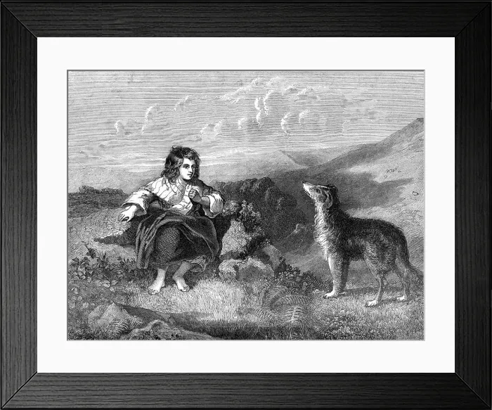 Framed Print : Giving an Order - painted by J.H. Mole, 1854. Creator: Unknown. Giving an Order - painted by J.H. Mole, 1854. Creator: Unknown Framed Print : Giving an Order - painted by J.H. Mole, 1854. Creator: Unknown. Giving an Order - painted by J.H. Mole, 1854. Creator: Unknown