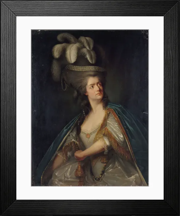 Framed Print : Portrait de Mme Thénard, dite la Grande (1757-1849), sociétaire de la Comédie Française... c1785. Creator: Ecole Francaise. Portrait de Mme Thénard, dite la Grande (1757-1849) Framed Print : Portrait de Mme Thénard, dite la Grande (1757-1849), sociétaire de la Comédie Française... c1785. Creator: Ecole Francaise. Portrait de Mme Thénard, dite la Grande (1757-1849)