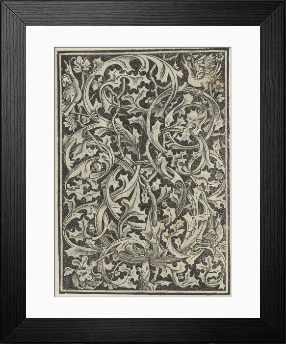 Framed Print : Trionfo Di Virtu. Libro Novo... page 27 (recto), 1563. Creator: Matteo Pagano Framed Print : Trionfo Di Virtu. Libro Novo... page 27 (recto), 1563. Creator: Matteo Pagano