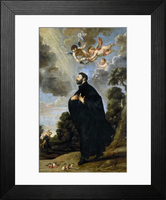 Framed Print : Saint Francis Xavier, 1630. Creator: Dyck, Sir Anthony van (1599-1641) Framed Print : Saint Francis Xavier, 1630. Creator: Dyck, Sir Anthony van (1599-1641)