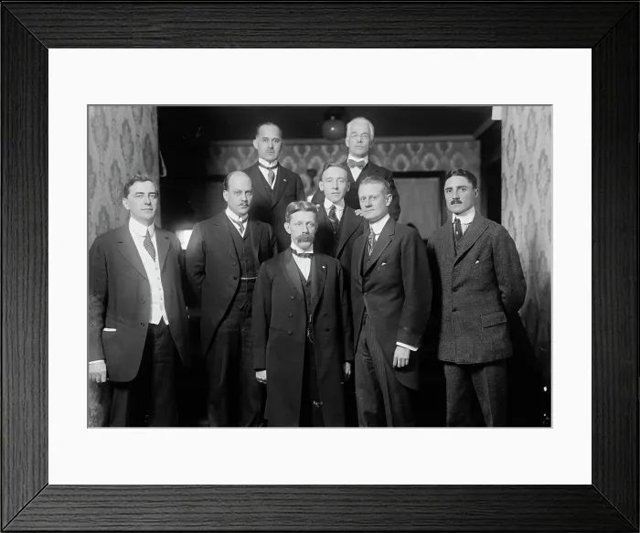 Framed Print : Unidentified Group On Entrance Stairway of John Barrett's Residence, 1915. Creator: Harris & Ewing. Unidentified Group On Entrance Stairway of John Barrett's Residence, 1915. Creator: Harris & Ewing Framed Print : Unidentified Group On Entrance Stairway of John Barrett's Residence, 1915. Creator: Harris & Ewing. Unidentified Group On Entrance Stairway of John Barrett's Residence, 1915. Creator: Harris & Ewing