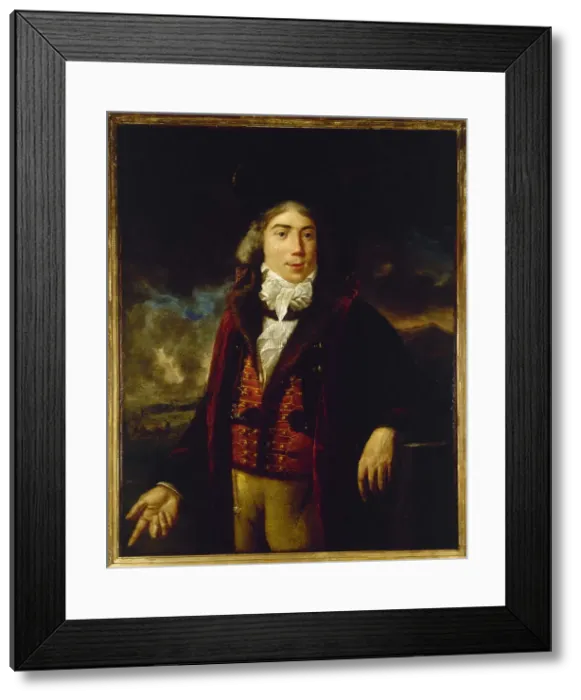 Framed Print : Nicolas René Dufriche-Desgenettes (1762-1837), médecin en chef de l'armée d'Orient, c1798. Creator: Ecole Francaise Framed Print : Nicolas René Dufriche-Desgenettes (1762-1837), médecin en chef de l'armée d'Orient, c1798. Creator: Ecole Francaise