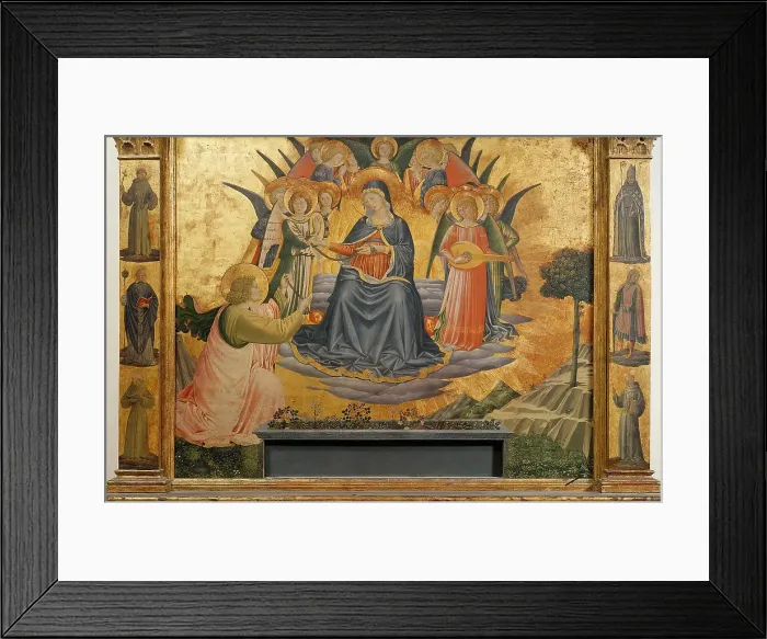 Framed Print : Madonna della Cintola, 1450. Creator: Gozzoli, Benozzo (ca 1420-1497) Framed Print : Madonna della Cintola, 1450. Creator: Gozzoli, Benozzo (ca 1420-1497)