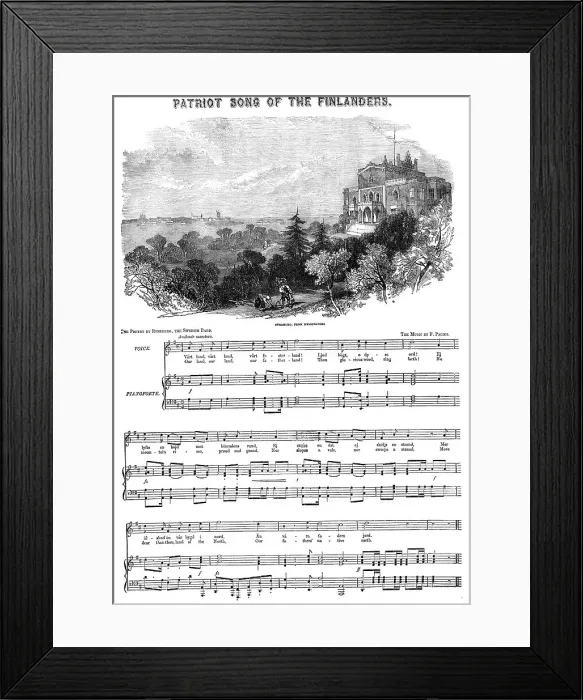 Framed Print : Patriot Song of the Finlanders - Sveaborg, from Helsingfors, 1854. Creator: Unknown. Patriot Song of the Finlanders - Sveaborg, from Helsingfors, 1854. Creator: Unknown Framed Print : Patriot Song of the Finlanders - Sveaborg, from Helsingfors, 1854. Creator: Unknown. Patriot Song of the Finlanders - Sveaborg, from Helsingfors, 1854. Creator: Unknown