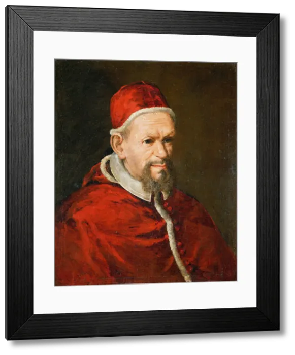 Framed Print : Portrait of Pope Innocent X (1574-1655). Creator: Pareja, Juan de (1606-1670) Framed Print : Portrait of Pope Innocent X (1574-1655). Creator: Pareja, Juan de (1606-1670)