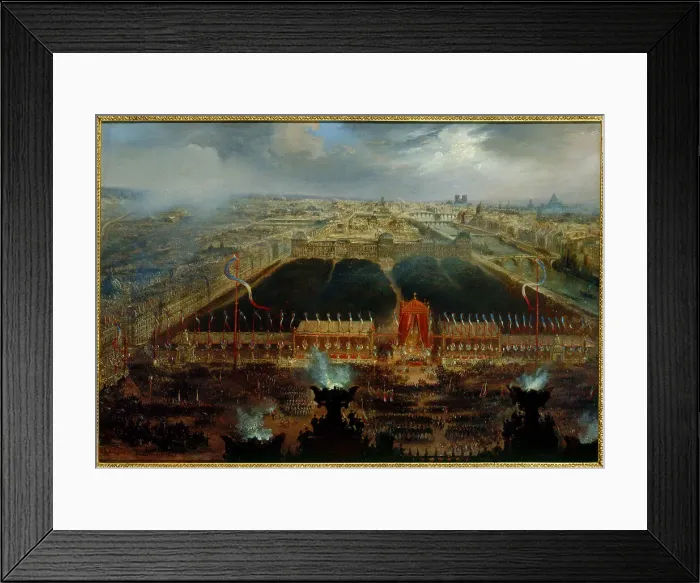 Framed Print : Constitution Day on Place de la Concorde, November 12, 1848. Creator: Unknown