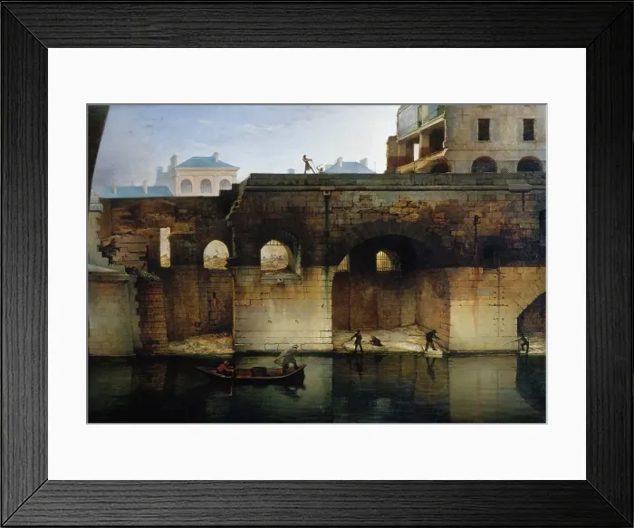 Framed Print : Demolition of the old Hotel-Dieu; the vaults, 1878. Creator: Unknown Framed Print : Demolition of the old Hotel-Dieu; the vaults, 1878. Creator: Unknown