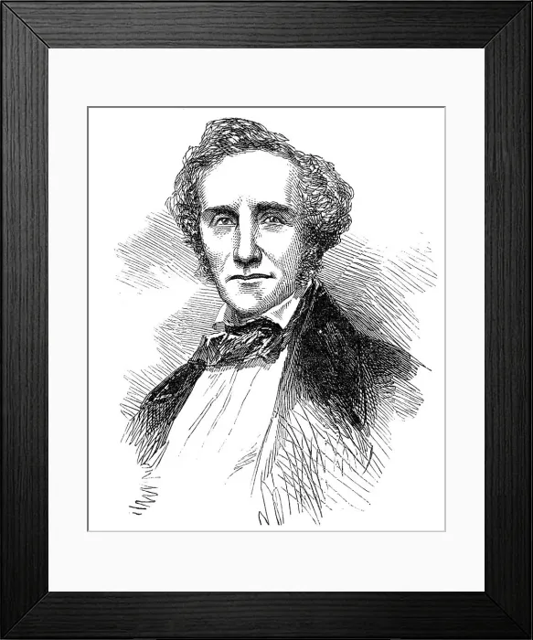 Framed Print : Mr. E. Davenport - from a daguerreotype by Mayall, 1854. Creator: Unknown Framed Print : Mr. E. Davenport - from a daguerreotype by Mayall, 1854. Creator: Unknown