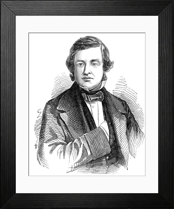 Framed Print : Dr. Wylde, 1854. Creator: Unknown Framed Print : Dr. Wylde, 1854. Creator: Unknown