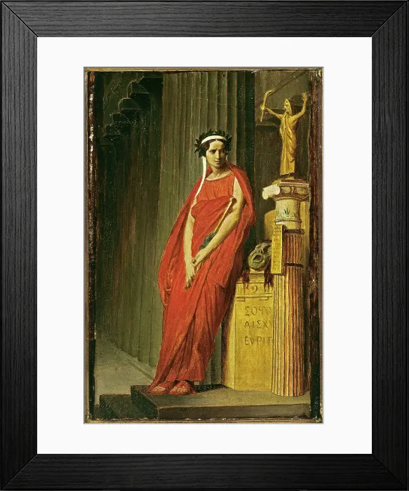 Framed Print : Rachel (1821-1858), en costume de tragédie, c1859. Creator: Jean-Leon Gerome Framed Print : Rachel (1821-1858), en costume de tragédie, c1859. Creator: Jean-Leon Gerome