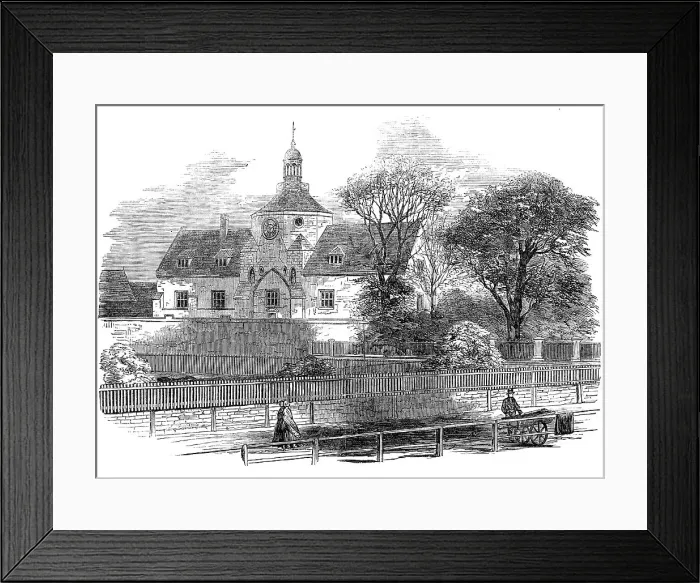 Framed Print : The Union Workhouse, at King's Lynn, 1854. Creator: Unknown Framed Print : The Union Workhouse, at King's Lynn, 1854. Creator: Unknown