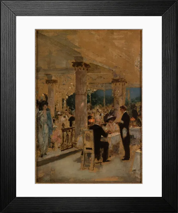 Framed Print : Armenonville, le soir du Grand-Prix, c1905. Creator: Henri Gervex Framed Print : Armenonville, le soir du Grand-Prix, c1905. Creator: Henri Gervex