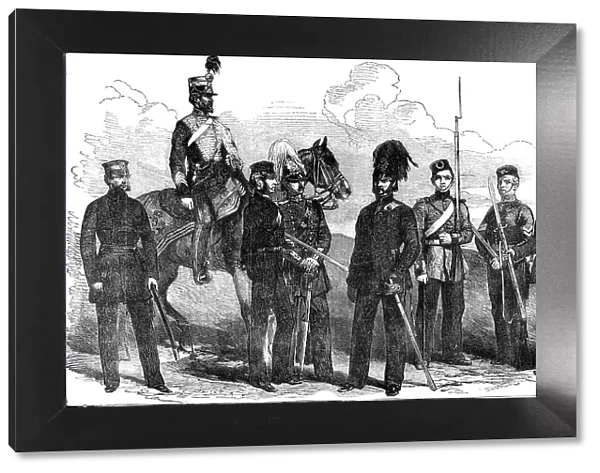 English Militia and Yeomanry Cavalry, 1854. Creator: Unknown