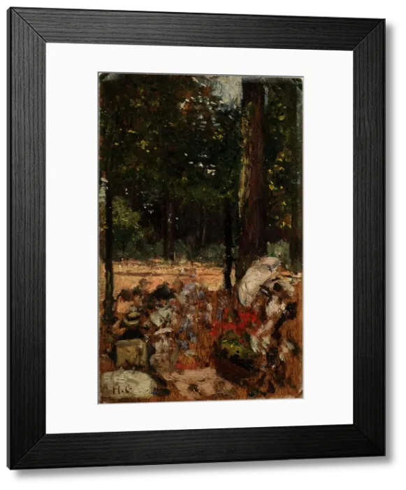 Framed Print : Étude pour le Cercle de l'île de Puteaux, c1907. Creator: Henri Gervex Framed Print : Étude pour le Cercle de l'île de Puteaux, c1907. Creator: Henri Gervex