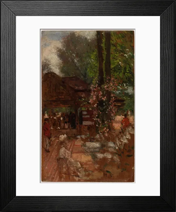 Framed Print : Étude pour le Cercle de l'île de Puteaux, c1907. Creator: Henri Gervex