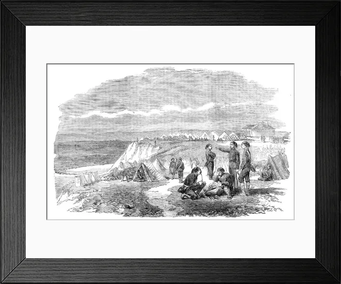 Framed Print : The Camp, at Slobodzie, 1854. Creator: Unknown Framed Print : The Camp, at Slobodzie, 1854. Creator: Unknown