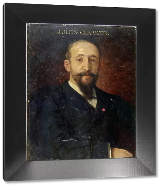 Jules Claretie (1840-1913), administrator at the Comedie-Francaise, between 1880 and 1890. Creator: Unknown