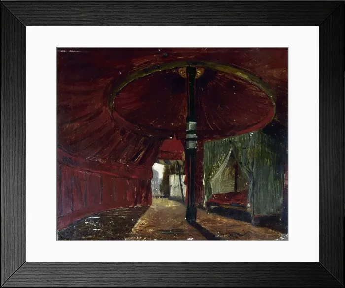 Framed Print : Vue intérieure de la tente du fils de l'empereur du Maroc(Sidi-Mohammed ben Abd-el... c1840-850. Creator: Jacques Guiaud) Framed Print : Vue intérieure de la tente du fils de l'empereur du Maroc(Sidi-Mohammed ben Abd-el... c1840-850. Creator: Jacques Guiaud)