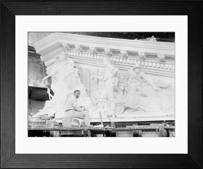 Framed Print : Paul Wayland Bartlett - Sculptor, 1916. Creator: Harris & Ewing. Paul Wayland Bartlett - Sculptor, 1916. Creator: Harris & Ewing Framed Print : Paul Wayland Bartlett - Sculptor, 1916. Creator: Harris & Ewing. Paul Wayland Bartlett - Sculptor, 1916. Creator: Harris & Ewing