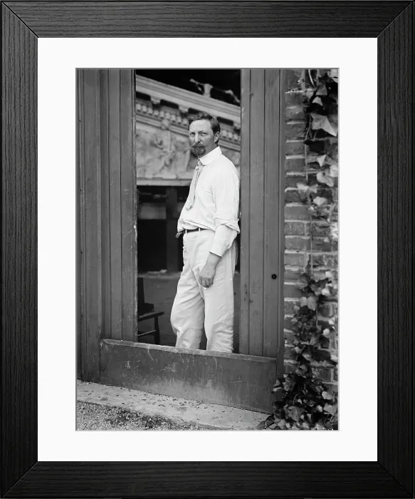 Framed Print : Paul Wayland Bartlett - Sculptor, 1916. Creator: Harris & Ewing. Paul Wayland Bartlett - Sculptor, 1916. Creator: Harris & Ewing Framed Print : Paul Wayland Bartlett - Sculptor, 1916. Creator: Harris & Ewing. Paul Wayland Bartlett - Sculptor, 1916. Creator: Harris & Ewing
