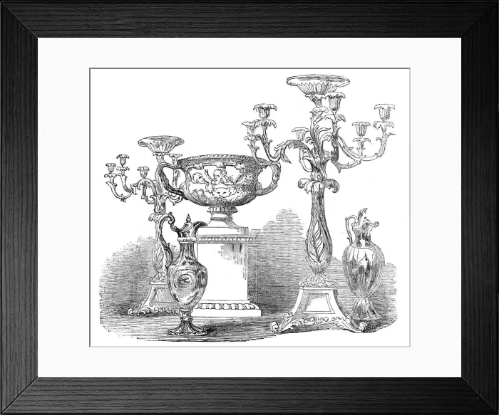 Framed Print : The Liebig Testimonial, 1854. Creator: Unknown Framed Print : The Liebig Testimonial, 1854. Creator: Unknown