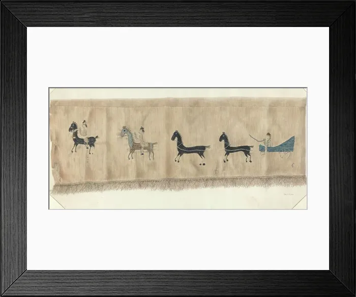 Framed Print : Valance, c. 1938. Creator: Mae A. Clarke Framed Print : Valance, c. 1938. Creator: Mae A. Clarke