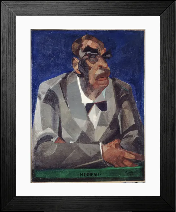 Framed Print : Octave Mirbeau (1848-1917), writer and journalist, 1919. Creator: Unknown Framed Print : Octave Mirbeau (1848-1917), writer and journalist, 1919. Creator: Unknown