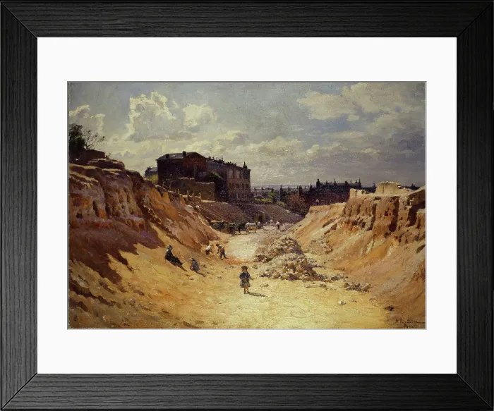 Framed Print : Opening of avenue Junot, in Montmartre, c1910. Creator: Unknown Framed Print : Opening of avenue Junot, in Montmartre, c1910. Creator: Unknown