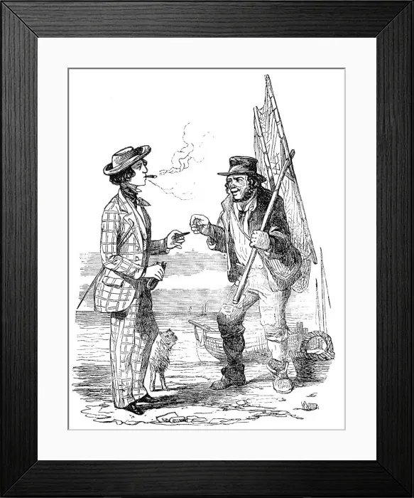 Framed Print : Illustration from A Long-Vacation Vigil by Cuthbert Bede, B.A. 1854. Creator: Unknown. Illustration from A Long-Vacation Vigil by Cuthbert Bede, B.A. 1854. Creator: Unknown Framed Print : Illustration from A Long-Vacation Vigil by Cuthbert Bede, B.A. 1854. Creator: Unknown. Illustration from A Long-Vacation Vigil by Cuthbert Bede, B.A. 1854. Creator: Unknown