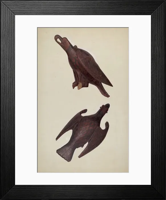 Framed Print : Eagle, c. 1940. Creator: John Collins Framed Print : Eagle, c. 1940. Creator: John Collins