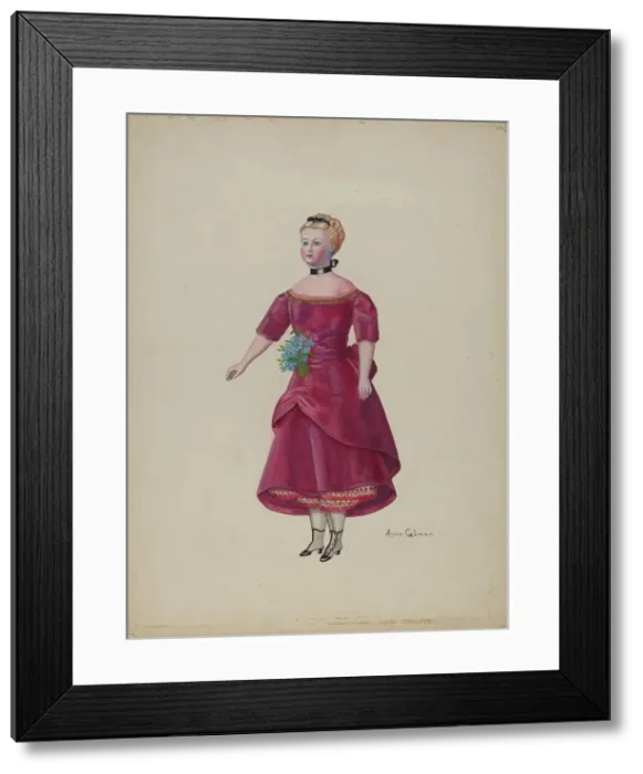 Framed Print : Doll--'Cornelia, c. 1937. Creator: Anne Colman. Doll--'Cornelia, c. 1937. Creator: Anne Colman Framed Print : Doll--'Cornelia, c. 1937. Creator: Anne Colman. Doll--'Cornelia, c. 1937. Creator: Anne Colman