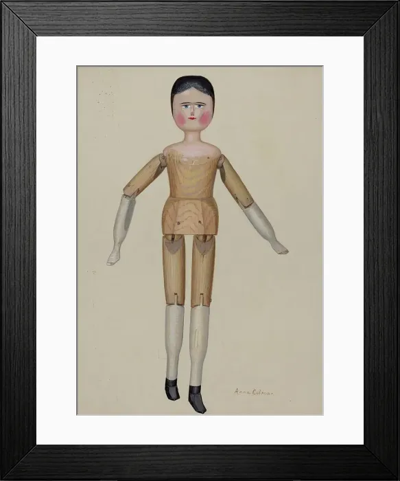 Framed Print : Doll - Cynthia, c. 1937. Creator: Anne Colman. Doll - Cynthia, c. 1937. Creator: Anne Colman Framed Print : Doll - Cynthia, c. 1937. Creator: Anne Colman. Doll - Cynthia, c. 1937. Creator: Anne Colman